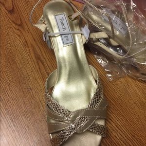 Touch ups brand, Champagne color,  1 3/4” heels